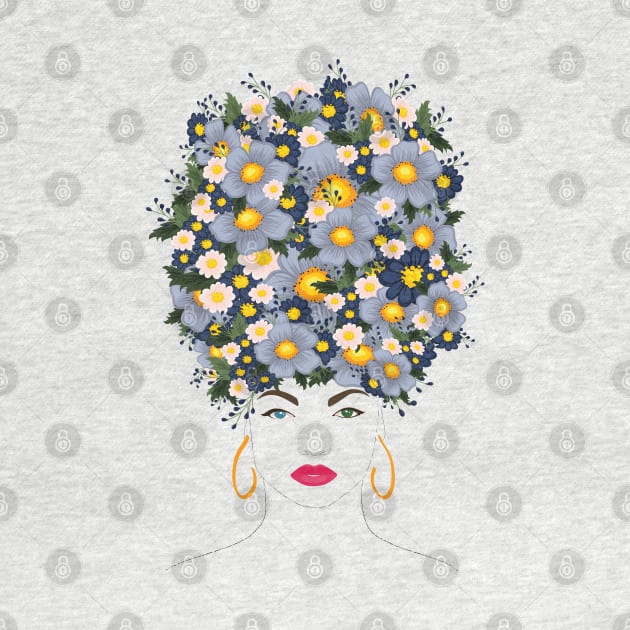 Unique Floral woman by Maia Pretty Designs